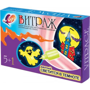 ЛУЧ Краски по стеклу "Витраж", 6 цветов