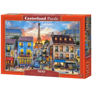Пазл Улицы Парижа, Castorland 500 элементов