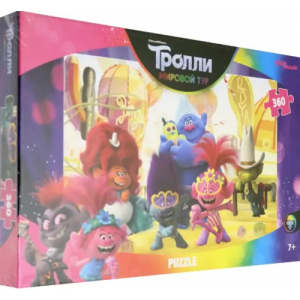 Пазл Step puzzle/Степ Пазл Trolls 360 элементов