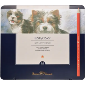 Bruno Visconti Набор карандашей "Easycolor", 24 цвета