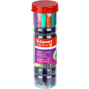 Luxor Ручки капиллярные "Mini Fine Writer 045", 0,8 мм, 20 цветов
