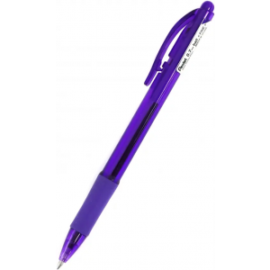 Ручка шариковая автоматическая фиолетовая Pentel