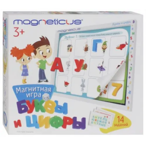 Игровой набор Magneticus Буквы и Цифры