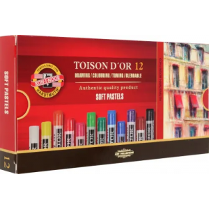 Пастель сухая Koh-i-Noor "Toison D'or", 12 цветов 8512/12