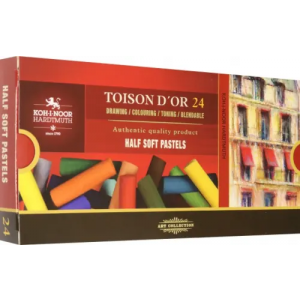 Koh-I-Noor Пастель художественная "Toison D'or", 24 цвета