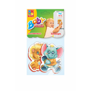 Магнитный пазл Vladi Toys "Зоопарк"