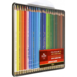 Карандаши цветные художественные KOH-I-NOOR Polycolor 24 цвета