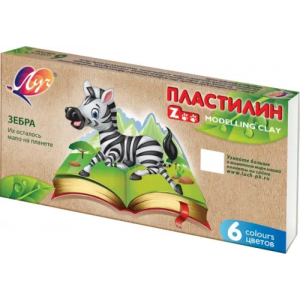 Пластилин Луч Цветы 6 цветов