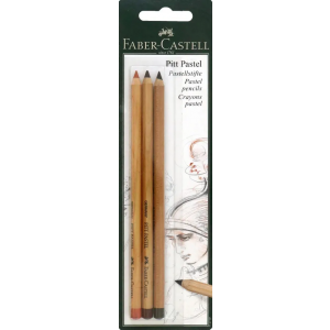 Faber-Castell Набор пастельных карандашей Pitt Pastel 3 шт