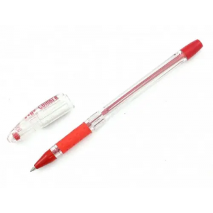 Ручка шариковая Cello GRIPPER, 0.5 мм, красный