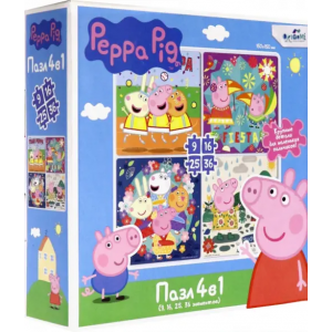 Пазл Оригами Peppa Pig 16 элементов