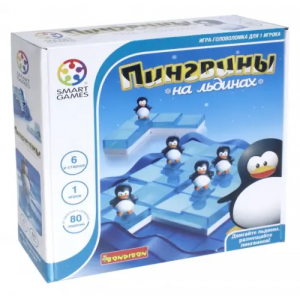 Логическая игра Bondibon "Пингвины на льдинах"