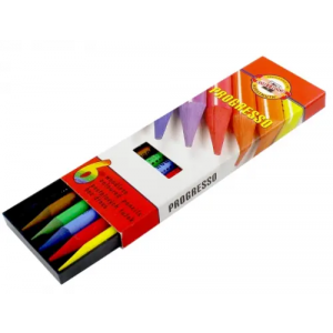 Набор карандашей цветных progresso, 6 цветов Koh-i-Noor