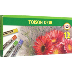 Пастель сухая Koh-i-Noor "Toison D'or", 12 цветов