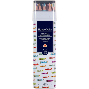 Bruno Visconti Набор цветных карандашей "HappyColor", 24 цвета