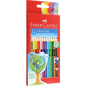 Карандаши цветные Faber-Castell "Grip", 12 цветов