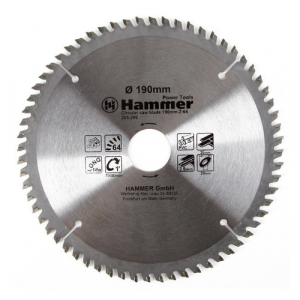 Диск пильный Hammer Flex 205-206 CSB PL 190мм*64*30/20мм по ламинату