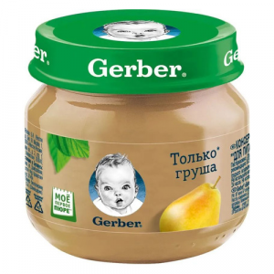 Пюре Gerber фруктовое "Только груша"