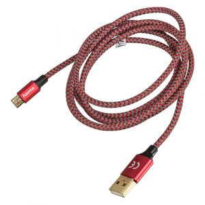Кабель HAMA 00178288, micro USB B (m), USB A(m), 1.5м