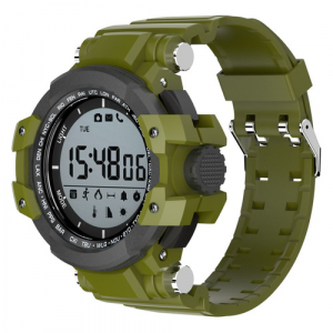 Смарт-часы JET Sport SW3, 51мм, 1.2", серый / зеленый [sw-3 green]