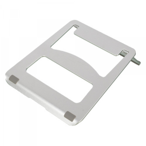 Подставка для ноутбука HAMA Aluminium, 15.4", 230х230х5 мм, серебристый [00053059]