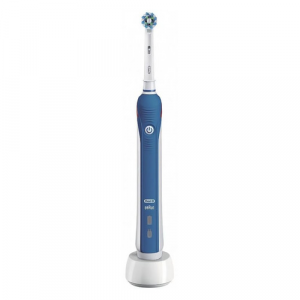 Электрическая зубная щетка Oral-B Professional Clean 2000, цвет: белый и голубой