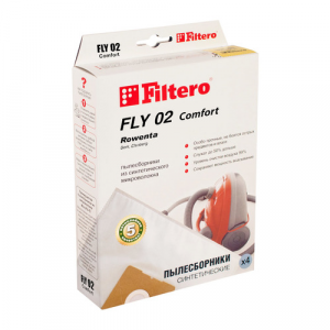 Пылесборники Filtero FLY 02 Comfort, пятислойные (4 штуки)