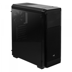 Корпус ATX Aerocool AERO-300 FAW, Midi-Tower, без БП, черный