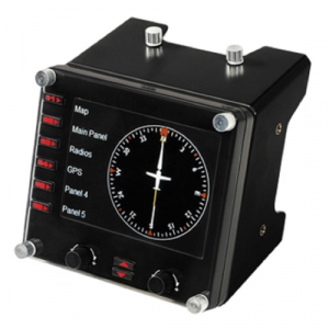 Приборная панель с ЖК-дисплеем для авиасимуляторов Logitech G Saitek Pro Flight Instrument Panel 945-000008