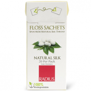 Radius Нить зубная без вкуса Floss Sachets Natural Silk Biodegradable