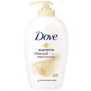 Крем-мыло жидкое "Dove. Нежный шелк"