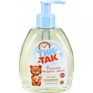 Детское жидкое мыло для рук Тик-Так с ромашкой