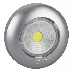Светодиодный фонарь подсветка ЭРА Пушлайт SB-503 Аврора самоклеящийся серебристый COB, 1шт, ЭРА, SB-503, Б0031042