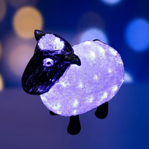 Акриловая светодиодная фигура Овца 30см 56 светодиодов IP65 24В Neon-Night 513-401