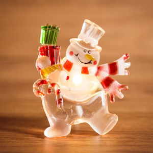 NEON-NIGHT "Снеговик с подарком" RGB на присоске