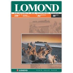 0102016 Lomond Бумага IJ А4 (мат) 230г/м2 (50 л), 1шт C0017873