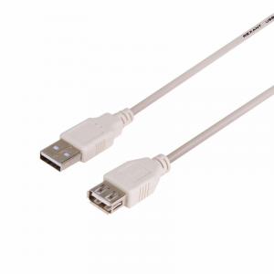 Шнур USB A (male) штекер USB A (female) гнездо, длина 1,8 метр, (PE пакет) Rexant 18-1114