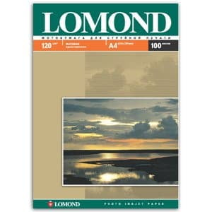 0102003 Lomond фотобумага IJ А4 (мат) 120г/м2 (100 л), 1шт C0017870