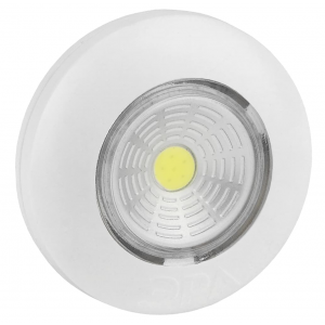 Светодиодный фонарь подсветка ЭРА Пушлайт SB-501 Аврора самоклеящийся белый COB, 1шт, ЭРА, SB-501, Б0031040