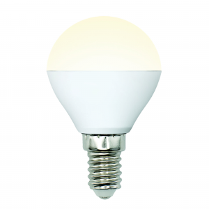 Led-g45-6w/ww/e14/fr/mb plm11wh лампа светодиодная. форма «шар», матовая. серия multibright. теплый белый свет (3000K). 100-50-10. Картон. ТМ Uniel., 1шт, UL-00002375