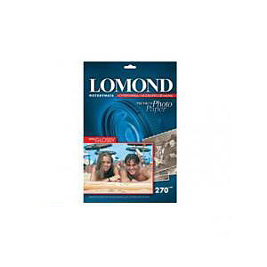 1106101 Lomond бумага А4 20л 270 г/м2 односторонняя Warm Super Glossy (суперглянц), 1шт C0029975