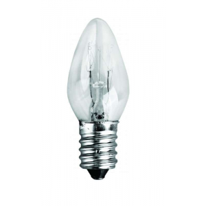 Лампа накаливания DP-704 BL-4 (лампа запас. для ночников прозрачная 220В 7Вт E14) (уп.4шт) Camelion 7077, 1упак. 4шт