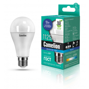 Светодиодная лампа Camelion LED13-A60/865/E27 046ЭН-12652 матовый