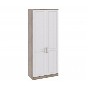 Шкаф для одежды Трия с 2-мя глухими дверями Прованс СМ-223.07.023 дуб сонома трюфель/крем