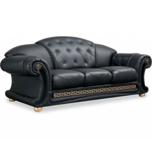 Диван-кровать Dupen трехместный Versace черный