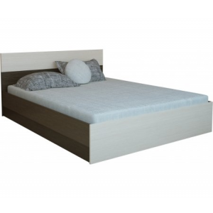 Двуспальная кровать Горизонт МФ Юнона венге/дуб 160х200 см