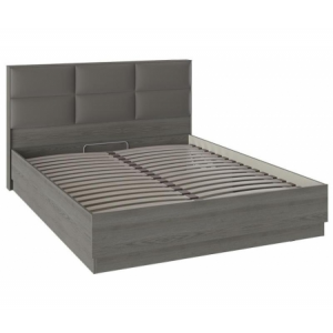 Двуспальная кровать ТриЯ с подъемным механизмом и мягким изголовьем «Либерти» СМ-297.01.002