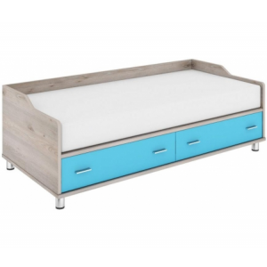 Односпальная кровать Мэрдэс нельсон/синий мрамор 90х200 см