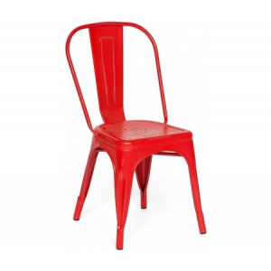 Металлический стул Тетчер Secret De Maison Loft Chair mod. 012 красный / red vintage