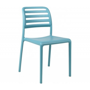 Пластиковый стул Nardi Costa Bistrot голубой